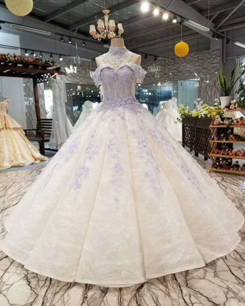 15 Best Blue and White Wedding Dresses in 2023 - Royal Wedding