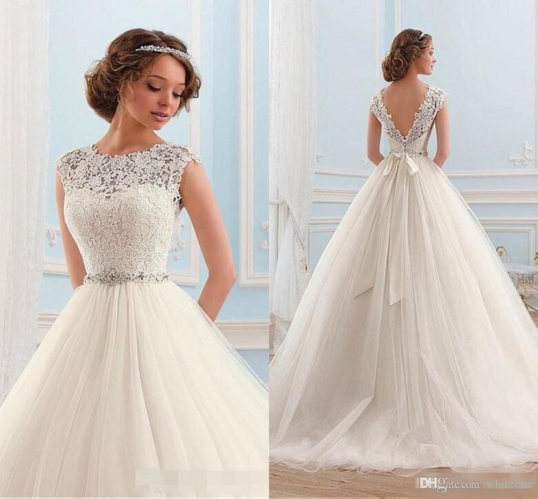 best a line wedding dresses