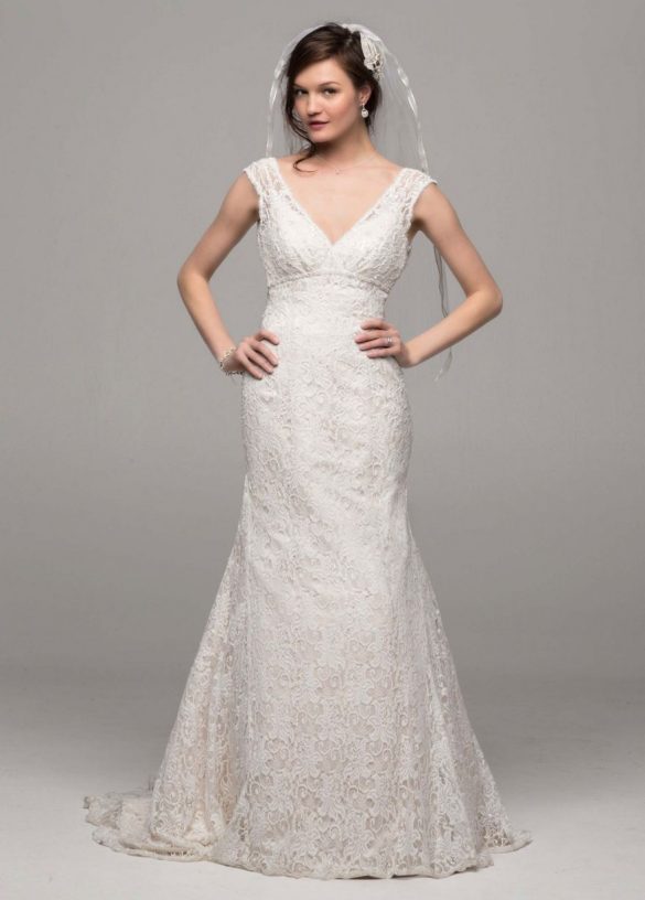 large breasts wedding gown