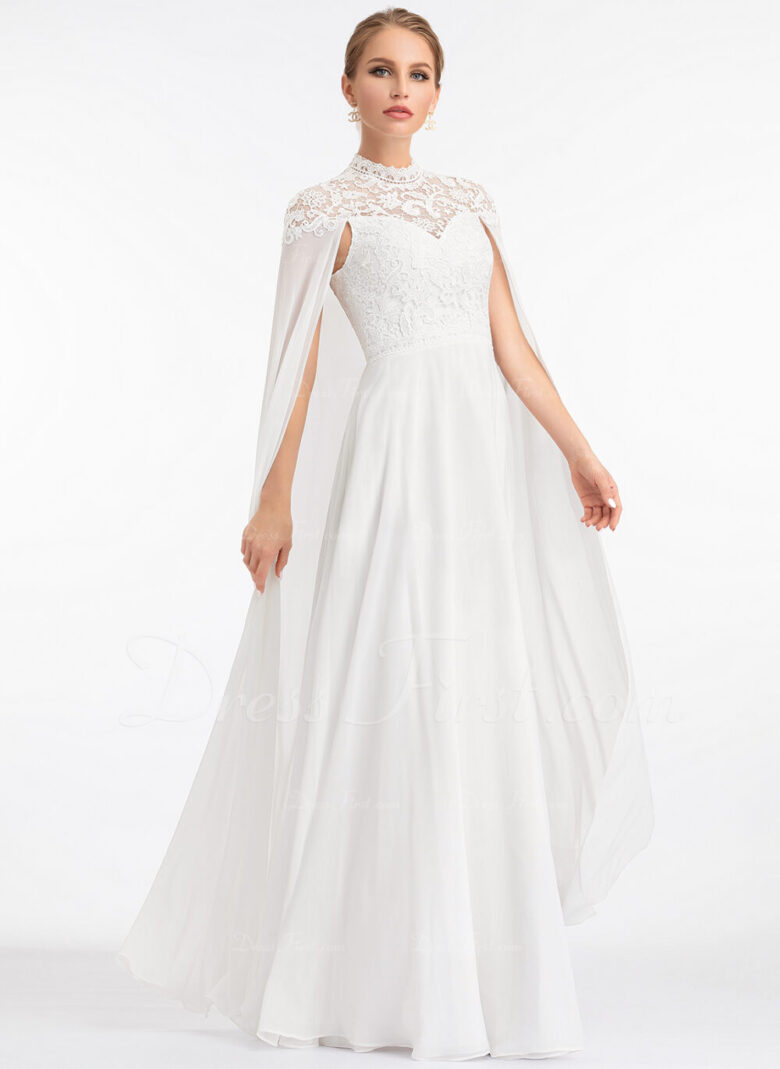 30 Beautiful Chiffon Wedding Dresses in 2021 Royal Wedding