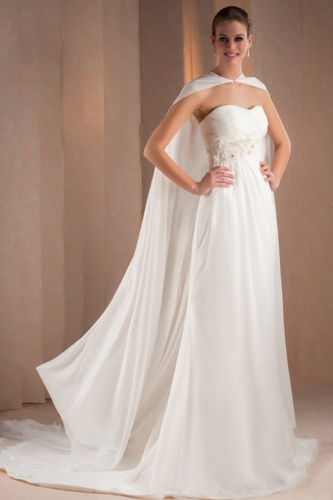 30 Beautiful Chiffon Wedding Dresses in 2021 - Royal Wedding